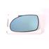 Left Blue Wing Mirror Glass (heated) and Holder for Citroen C5 Estate, 2004 2008