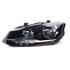 Left Headlamp (Twin Reflector, Halogen, Takes H7/H7 Bulbs, Supplied With Motor & Bulbs, Original Equipment) for Volkswagen Polo  2009 to 2017
