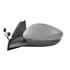 Left Wing Mirror (electric, heated, primed cover, LED indicator, power folding, puddle lamp, Blind Spot Warning) for Peugeot 208 II 2019 Onwards