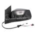 Left Wing Mirror (electric, heated, power folding, glossy black cover, blind spot warning lamp, WITHOUT aerial) for Volkswagen CADDY V MPV 2020 Onwards