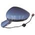 Left Wing Mirror (electric, heated, indicator, blue glass, primed cover, power folding) for Citroen C5, 2008 Onwards