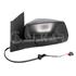 Left Wing Mirror (electric, heated, power folding, glossy black cover, WITHOUT blind spot warning lamp, WITHOUT aerial) for Volkswagen CADDY V Van, 2020 Onwards