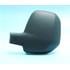 Left Wing Mirror Cover (black, grained) for Citroen BERLINGO van, 2008 2012