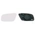 Left Wing Mirror Glass (heated) and Holder for AUDI A6, 2000 2004