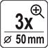 MAGNIFIER TWO LENSES 3X/6X