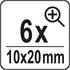 MAGNIFIER TWO LENSES 3X/6X