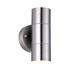 Luceco IP54 Exterior Decorative Up Down Wall Light   Stainless Steel