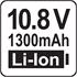 BATTERY LI ION 1,3AH 10,8V FOR 78981