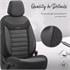 Premium Cotton Leather Car Seat Covers LINE SERIES   Black Grey For Chevrolet TRAX 2012 Onwards