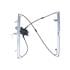 RENAULT KANGOO'08 POWER WINDOW REGULATOR   FRONT LEFT, 4 Door Models, WITHOUT One Touch/Antipinch, motor has 2 pins/wires