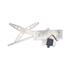 Front Left Electric Window Regulator (with motor, one touch operation) for VAUXHALL VECTRA Hatchback, 1995 2001, 4 Door Models, One Touch Version, motor has 6 or more pins