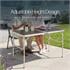 Camping Table with Adjustable Legs   120x60x70cm