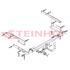 Steinhof Towbar (fixed with 2 bolts) for Mitsubishi COLT VI,  2004 to 2012