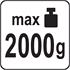 KITCHEN SCALE WITH JUG 1200ML