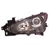 Left Headlamp (Halogen, Takes H11 / H15 Bulbs, Black Bezel, Supplied Without Motor) for Mazda 3  