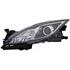 Left Headlamp (Halogen, Takes H11 / H9 Bulbs,  With Black Bezel, Supplied Without Motor) for Mazda 6 2008 2010