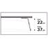 Nordrive 4 Aluminium Cargo Roof Bars (180 cm) for Renault TRAFIC Van 1989 2001, with Rain Gutters (22 37cm fitting kit, see image)  
