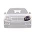 Left Headlamp (Bi Xenon, Takes D1S / H7 Bulbs, With Bending Light, Supplied With Motor, Original Equipment) for Mercedes E CLASS 2009 2013