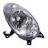 Right Headlamp (Electric Adjustment, Silver Bezel, Supplied Without Motor) for Nissan MICRA 2003 2005