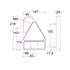 MAYPOLE 10 30V LED Right Hand Triangle Rear Combination Lamp