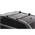 Nordrive Alumia silver aluminium aero  Roof Bars for Volvo V60 2010 Onwards, with Solid Roof Rails
