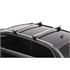 Nordrive Helio silver aluminium aero Roof Bars for Opel Frontera 2024 Onwards, with Solid Roof Rails