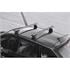Nordrive Silenzio silver aluminium wing Roof Bars for Peugeot 407 SW 2004 2010, With Raised Roof Rails