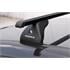 Nordrive Quadra black steel Roof Bars (standard profile) for BMW 3 Series (4 Door) 2018 Onwards