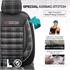 Premium GTI SPORT Car Seat Covers Black & White For Vauxhall COMBO Mk IV 2018 Onwards