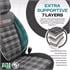 Premium GTI SPORT Car Seat Covers Black & White For Vauxhall COMBO Mk IV 2018 Onwards