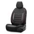 Premium Cotton Leather Car Seat Covers SPORT PLUS LINE   Black Red For Vauxhall VECTRA 1995 2002