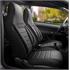 COMFORTLINE CITY Artificial Leather Car Seat Covers with Non Removable Front Headrests   Black and Grey For Nissan ALMERA Mk II Saloon 2000 2006