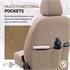 Premium Fabric Car Seat Covers COMFORTLINE   Beige For Citroen C4 Coupe 2004 2010