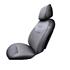 OTOM Exclusive Leather Universal Front Car Seat Cushion   Smoked