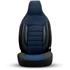 SPORT PLUS CITYBUG Car Seat Covers with Non Removable Headrests   Black and Blue For Nissan ALMERA Mk II Saloon 2000 2006