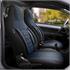 SPORT PLUS CITYBUG Car Seat Covers with Non Removable Headrests   Black and Blue For Nissan ALMERA Mk II Saloon 2000 2006