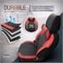 Premium Linen Car Seat Covers VOYAGER SERIES with 2 Neck Pillows   Red Black For BMW 2 Active Tourer Van 2013 Onwards