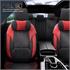 Premium Linen Car Seat Covers VOYAGER SERIES with 2 Neck Pillows   Red Black For Opel VECTRA C GTS 2002 2008