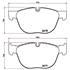 Brembo Front Brake Pads (Full set for Front Axle)   P06049