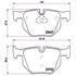 Brembo Rear Brake Pads (Full set for Rear Axle)   P06056