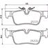 Brembo Rear Brake Pads (Full set for Rear Axle)   P06094