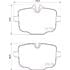 Brembo Rear Brake Pads (Full set for Rear Axle)   P06101