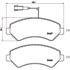 Brembo Front Brake Pads (Full set for Front Axle)   P23136