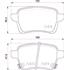 Brembo Rear Brake Pads (Full set for Rear Axle)   P23190