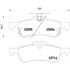 Brembo Rear Brake Pads (Full set for Rear Axle)   P28070