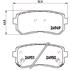 Brembo Rear Brake Pads (Full set for Rear Axle)   P30046