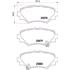 Brembo Rear Brake Pads (Full set for Rear Axle)   P49049
