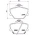 Brembo Front Brake Pads (Full set for Front Axle)   P50038