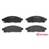 Brembo Front Brake Pads (Full set for Front Axle)   P54055