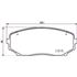 Brembo Front Brake Pads (Full set for Front Axle)   P54060